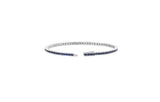 Essence Silver (W) 4-Prong Wrap Sapphire Tennis Bracelet 2mm