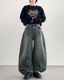 Dribble Vintage Balloon Denim Pants