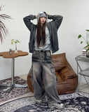 Per Balloon Cargo Denim Pants