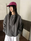 Goffcore String Oversized-Fit Windbreaker