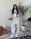 Akan Double Yoke Snap Cotton Pants