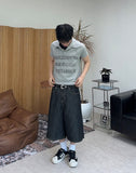 Tide Slim Lettering Collar Tee