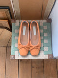 Tsumu Suede Ribbon Flat Shoes