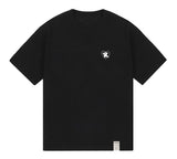 Bear Heart Black Embroidered Short Sleeve Tee