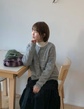 Demma Wool Knit Nordic Cardigan