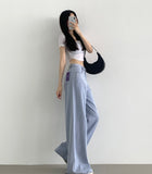 Tencel Maxi Wide Fit Cooling Summer Denim Pants
