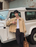 Autumn Cutting Crop Trench Coat