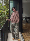Belina pigment semi-crop hoodie