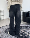 Harpin Wide Banding Denim Pants