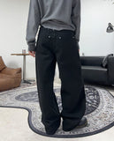 Kael Button Fly Curved Pants