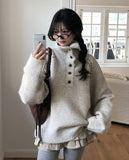 Tessie Stitch High Neck Two-Way Knit