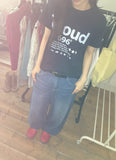 Ain Semi-Balloon Fit Wide Denim Pants