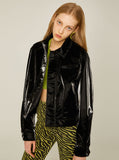 Glossy Leather Jacket