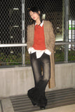 SNAP BUTTON BOOTCUT DENIM