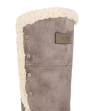 Asym Shearling Wedge Boot