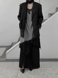 Pinble Stripe Pocket Wrap Jacket