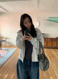 Nobui Flower Hood Zip-up