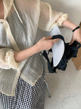 Metten See-Through Hood Boxy Shirt