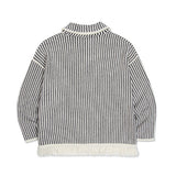 STRIPE WESTERN KNIT CARDIGAN