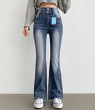 4-Season Washing Span Bootcut Denim Pants