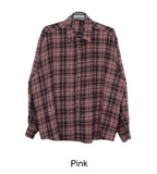 Liner Peach Check Shirt