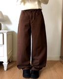 Mea Back Cut Wide Long Pants