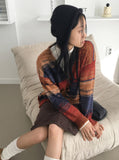 Fuzz Vintage Gradient Duffle Knit Cardigan
