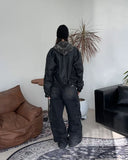 Edion Crop Leather Jacket