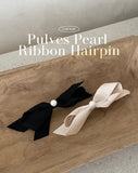 Pulves Pearl Ribbon Hairpin