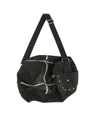 DENIM BARREL BAG