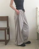 Yobi Line Color Matching Nylon Pants