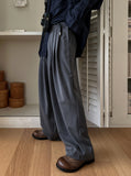 Hounds three-tuck wide slacks