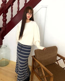 Duty round long-sleeved knit