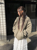 Cram Flap Pocket Cotton Bomber Jacket