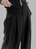 Tira Belt Pin Tuck Pants