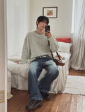 Mod Hairy Cable Knit