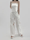 Medan Cutout Strap Pants