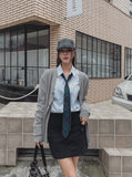 Kenin incision cargo miniskirt