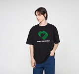 Overlap Heart Line Short Sleeve Tee