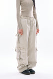 Bondage strap cargo banding pants
