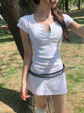 Monto Stud Eyelet Double Long Belt