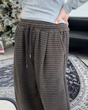 Aaron Striped Fleece Pants