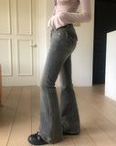 Seize Back Pocket Slim Bootcut Denim Pants