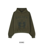 Legacy Print Crop Hoodie