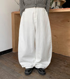 Hochi Wide Balloon Cotton Pants