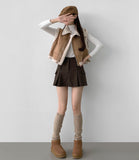 Hot Girl Plain Suede Simple Hunting Cap Hat