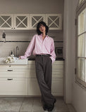 Suare two tuck wide slacks