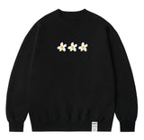 3 Painting Flower Smile Sweatshirt