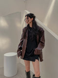 destroyed slit mini skirt