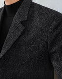 Herring Wool Three-Button Jacket